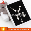 china wholesale 925 silver jewelry cubic zirconia fashion jewelry for ladies necklace and earring sets